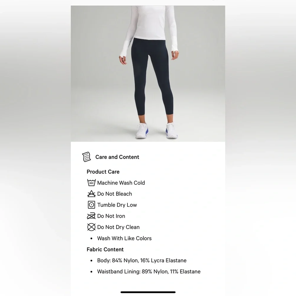 Lululemon Base Pace High-Rise Running Tight - Picture 11 of 11